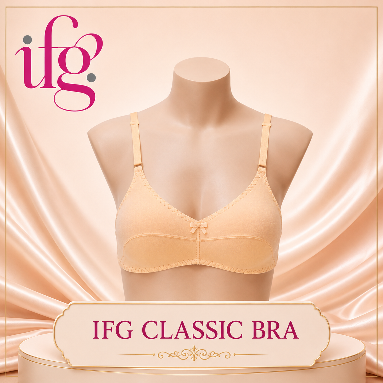 Classic Bra – Full Coverage Cotton Comfort