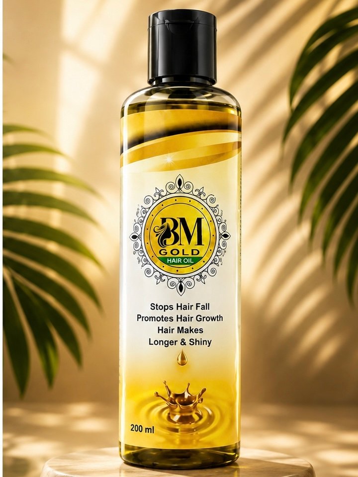 BM Gold Hair Oil – 200ml
